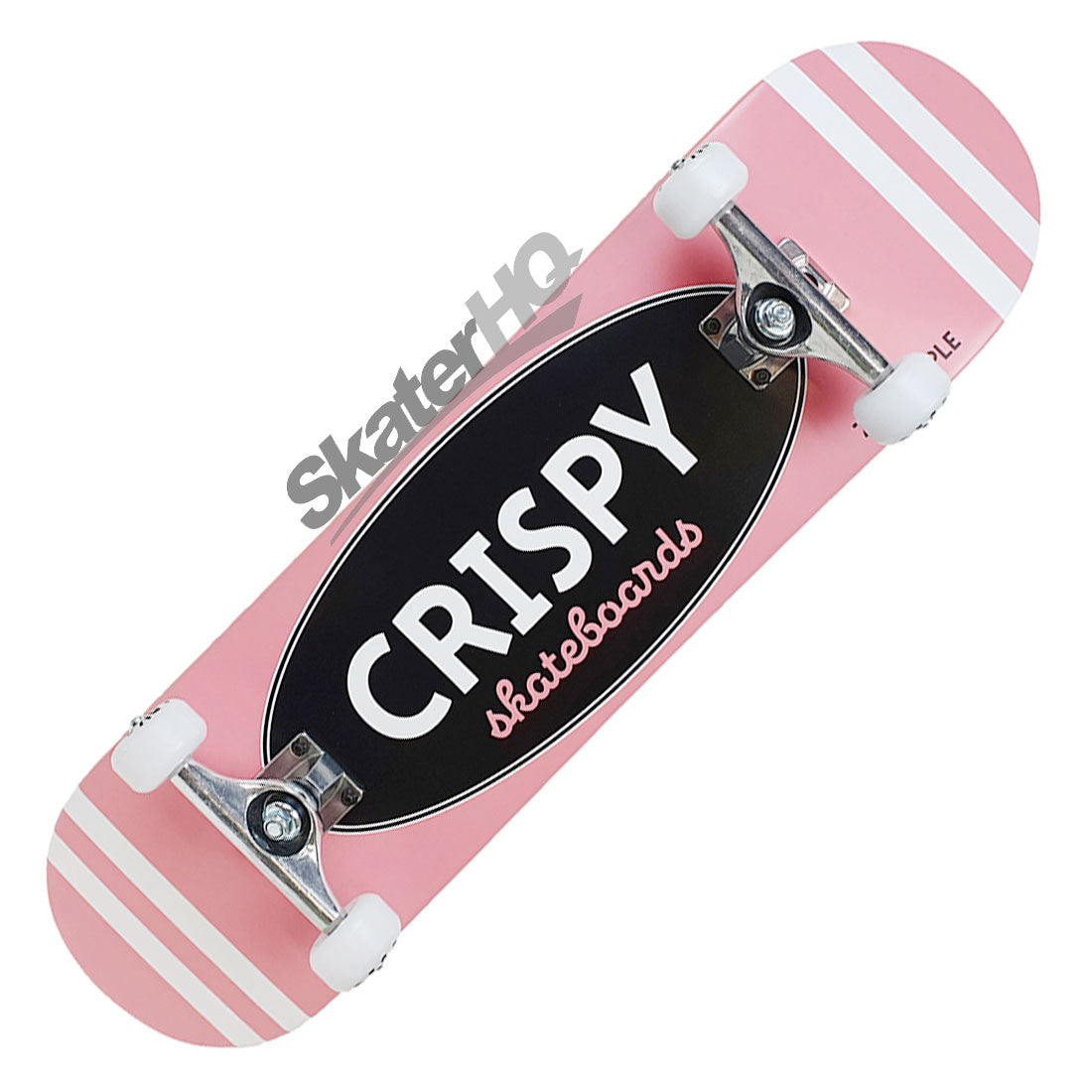 Crispy Rookie Stripes 8.0 Complete - Pink Skateboard Completes Modern Street
