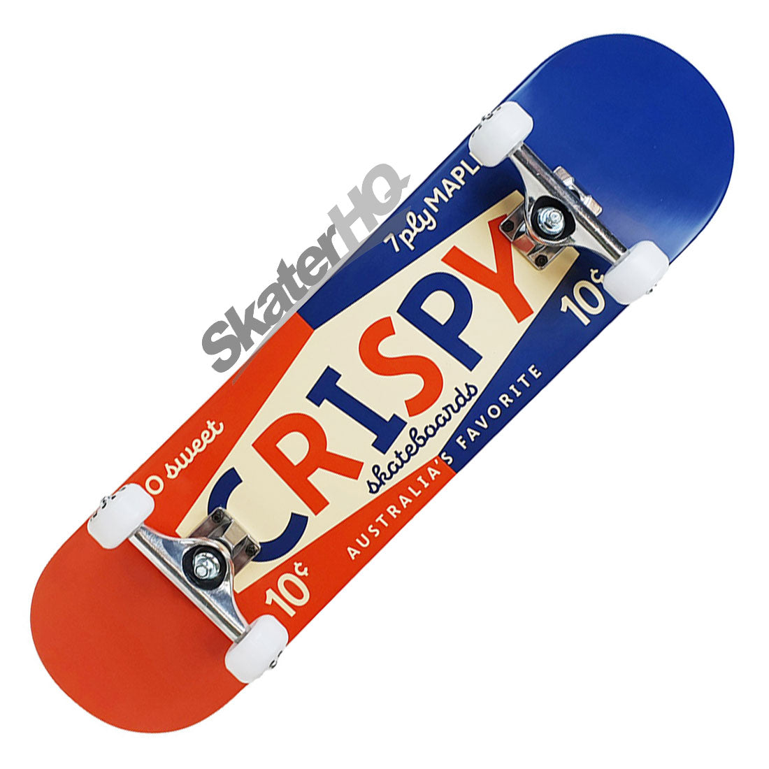 Crispy Rookie So Sweet 8.0 Complete - Red/Blue Skateboard Completes Modern Street