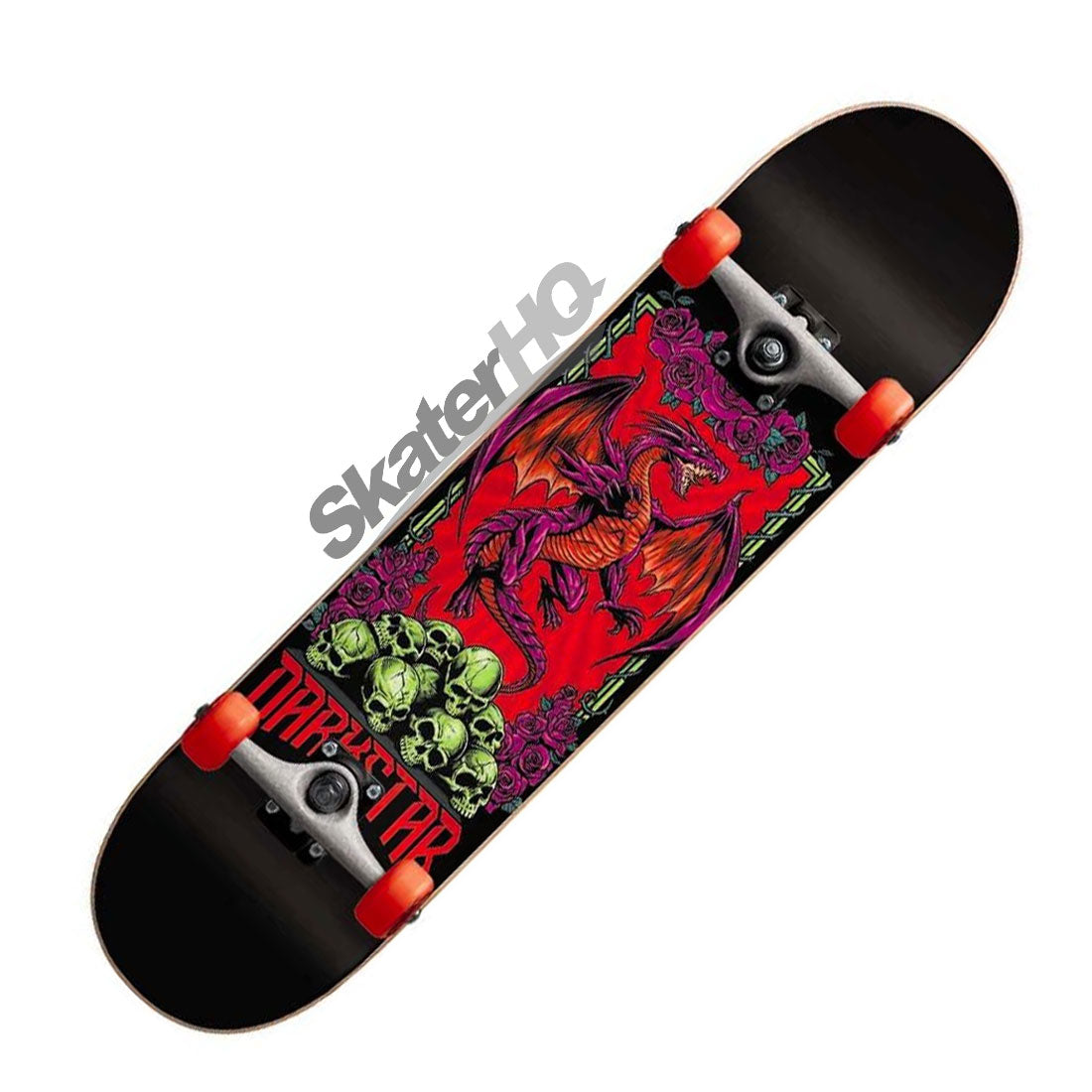 Darkstar Levitate 7.0 Mini Complete - Red Skateboard Completes Modern Street
