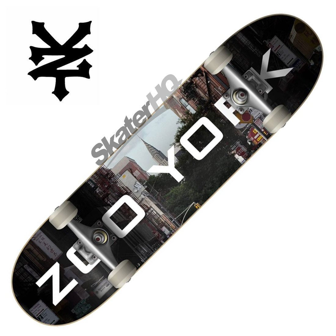 Zoo York Chrysler Logo Block 8.0 Complete Skateboard Completes Modern Street