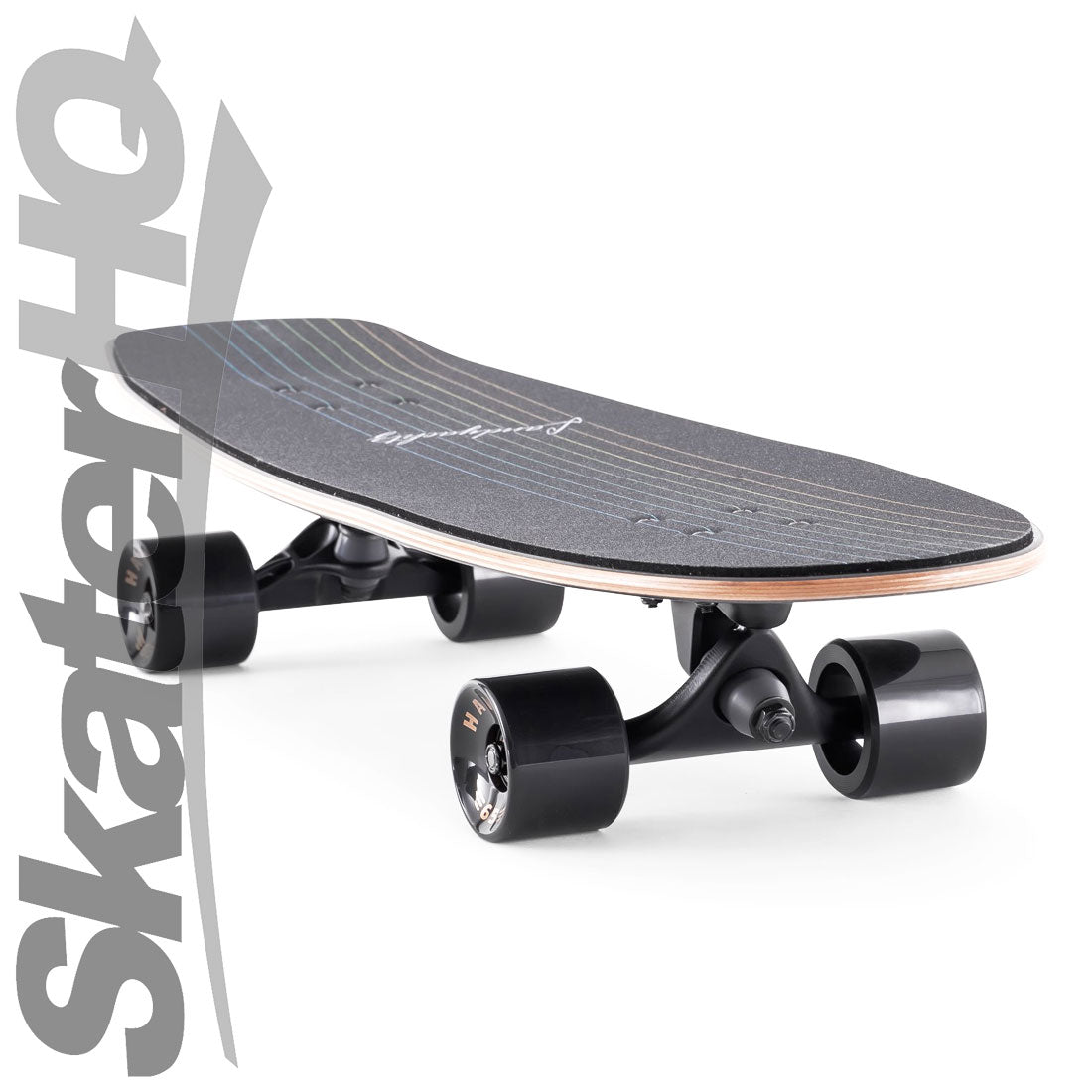 Landyachtz Butter Black Lines 31.2 Surfskate Complete Skateboard Compl Carving and Specialty