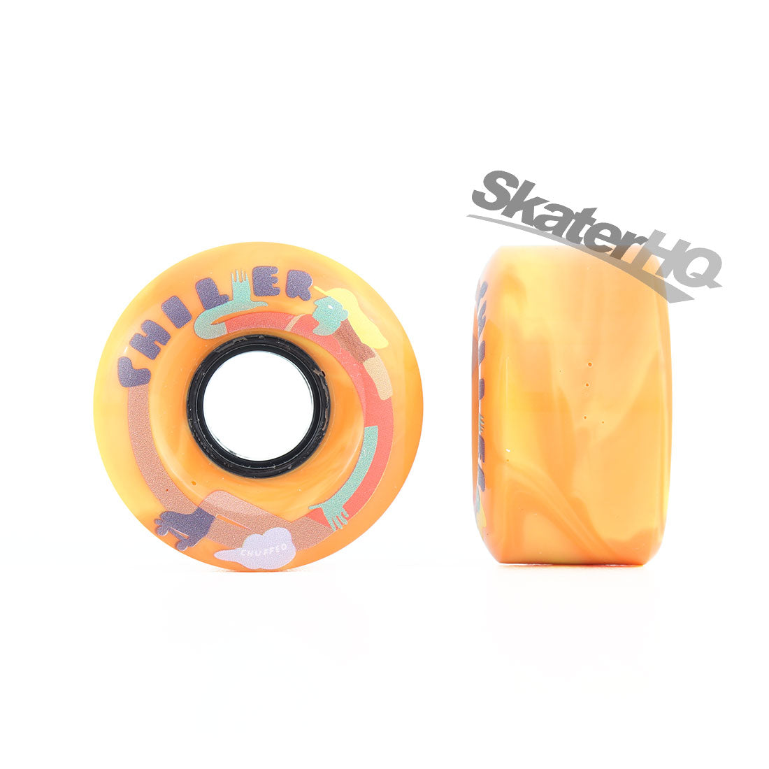 Chuffed Chiller 58x32mm 92a 8pk - Sunny Orange Roller Skate Wheels