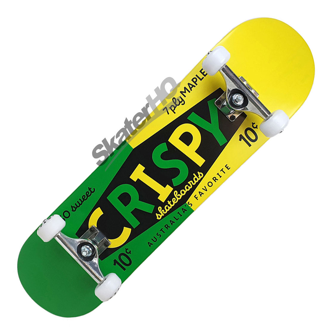 Crispy Rookie So Sweet 8.125 Complete - Green/Yellow Skateboard Completes Modern Street