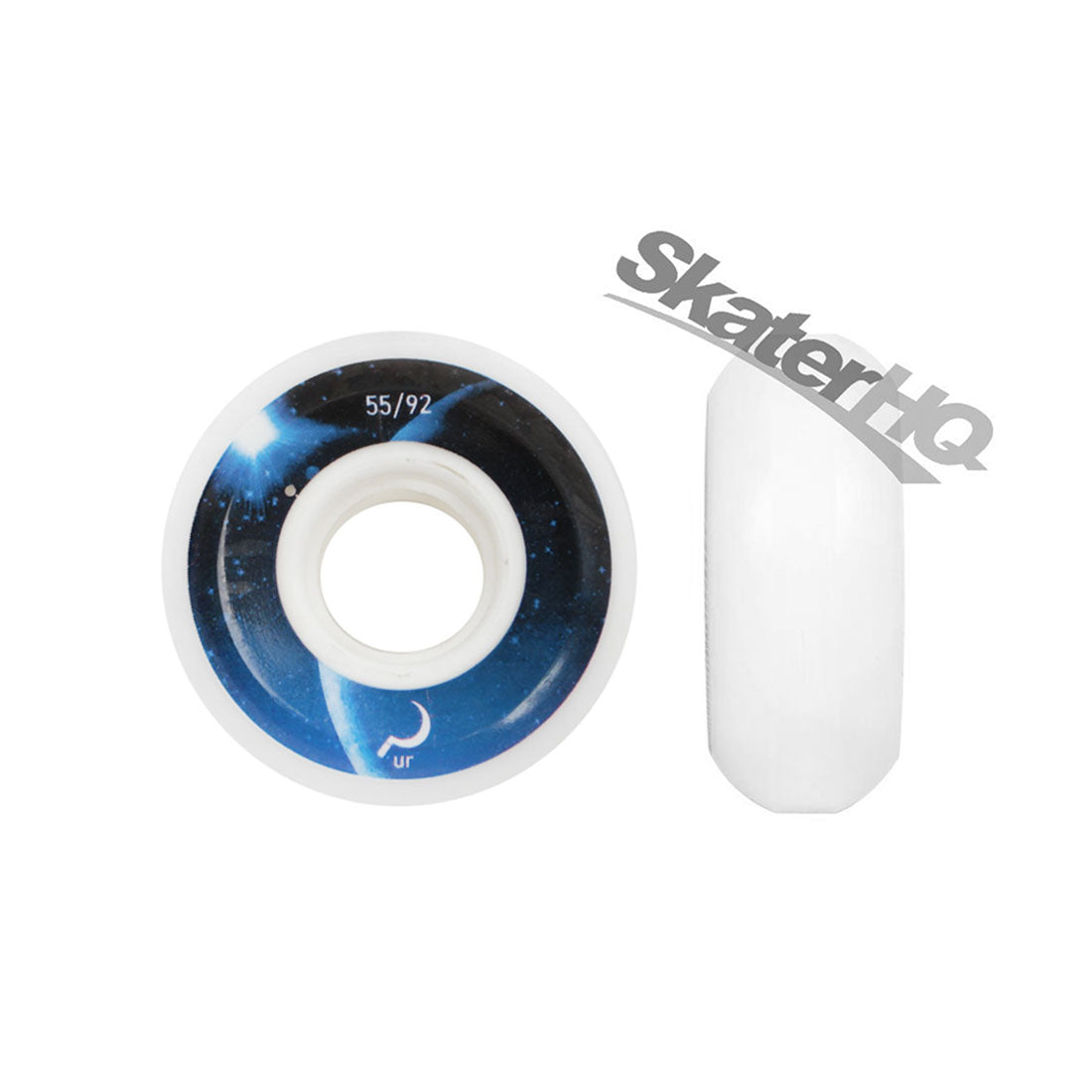 Ground Control UR Moon 55mm 92a 4pk - White Inline Aggressive Wheels