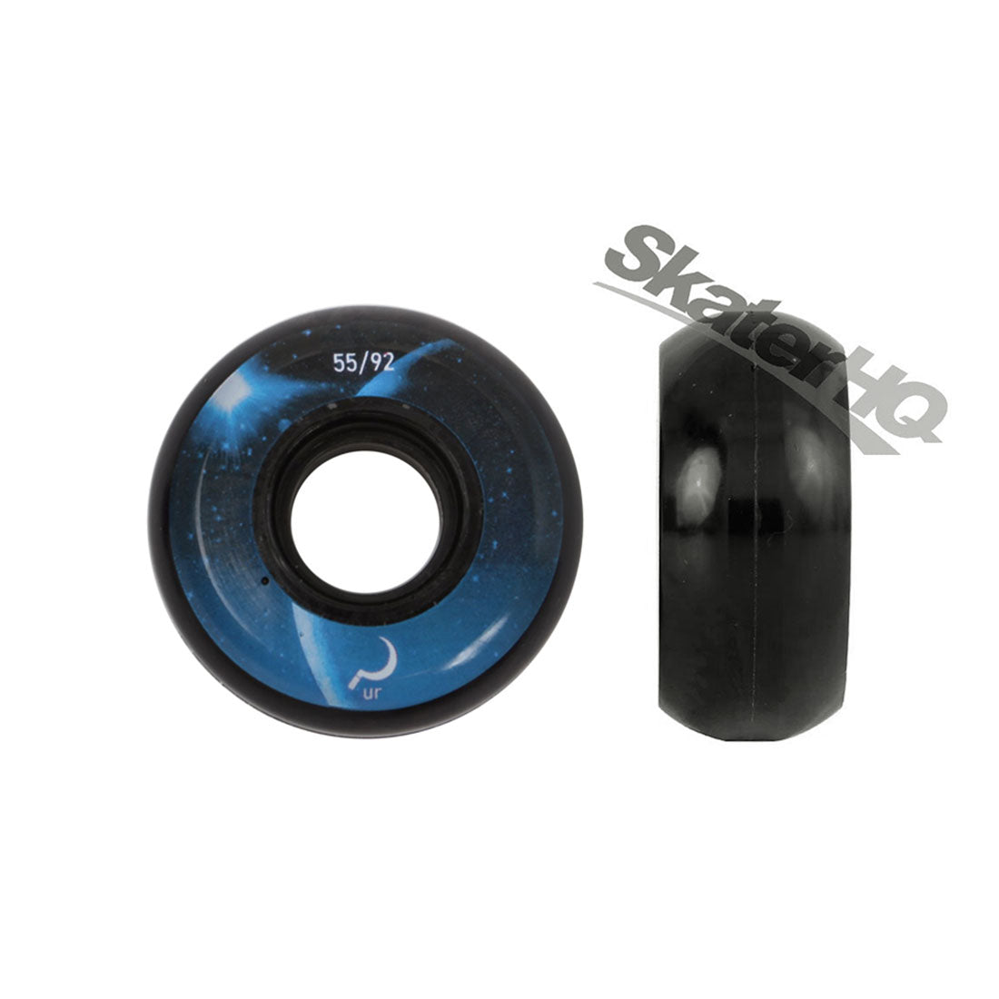 Ground Control UR Moon 55mm 92a 4pk - Black Inline Aggressive Wheels