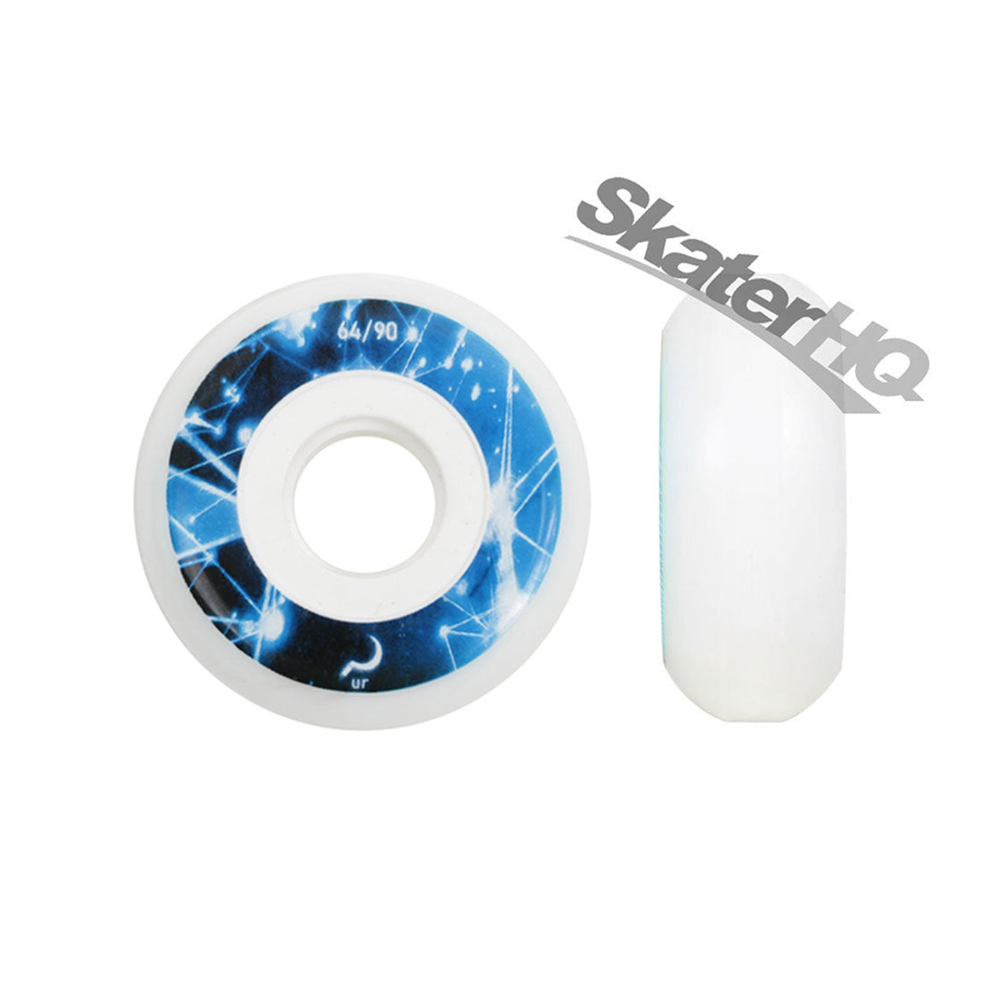 Ground Control UR Constellation 64mm 90a 4pk - White Inline Aggressive Wheels