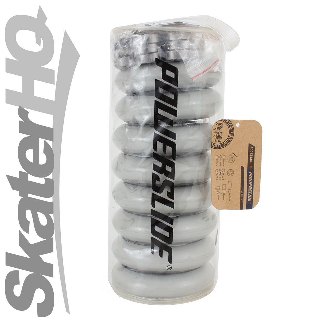 Powerslide Cyclone 90mm 8pk w/ Bearings & Spacers Inline Rec Wheels