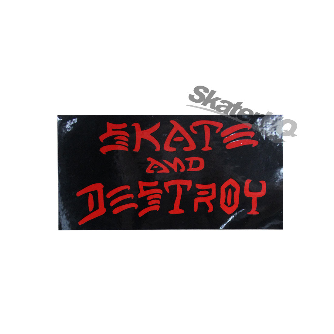 Thrasher Skate &amp; Destroy Sticker - Black Stickers