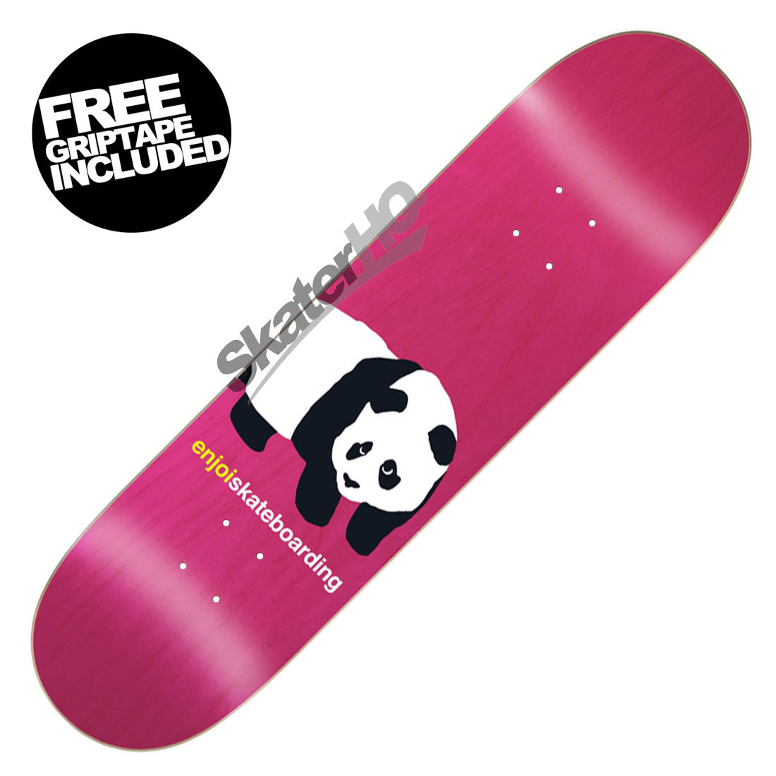 Enjoi Peekaboo Panda 8.5 Deck - Pink Skateboard Decks Modern Street