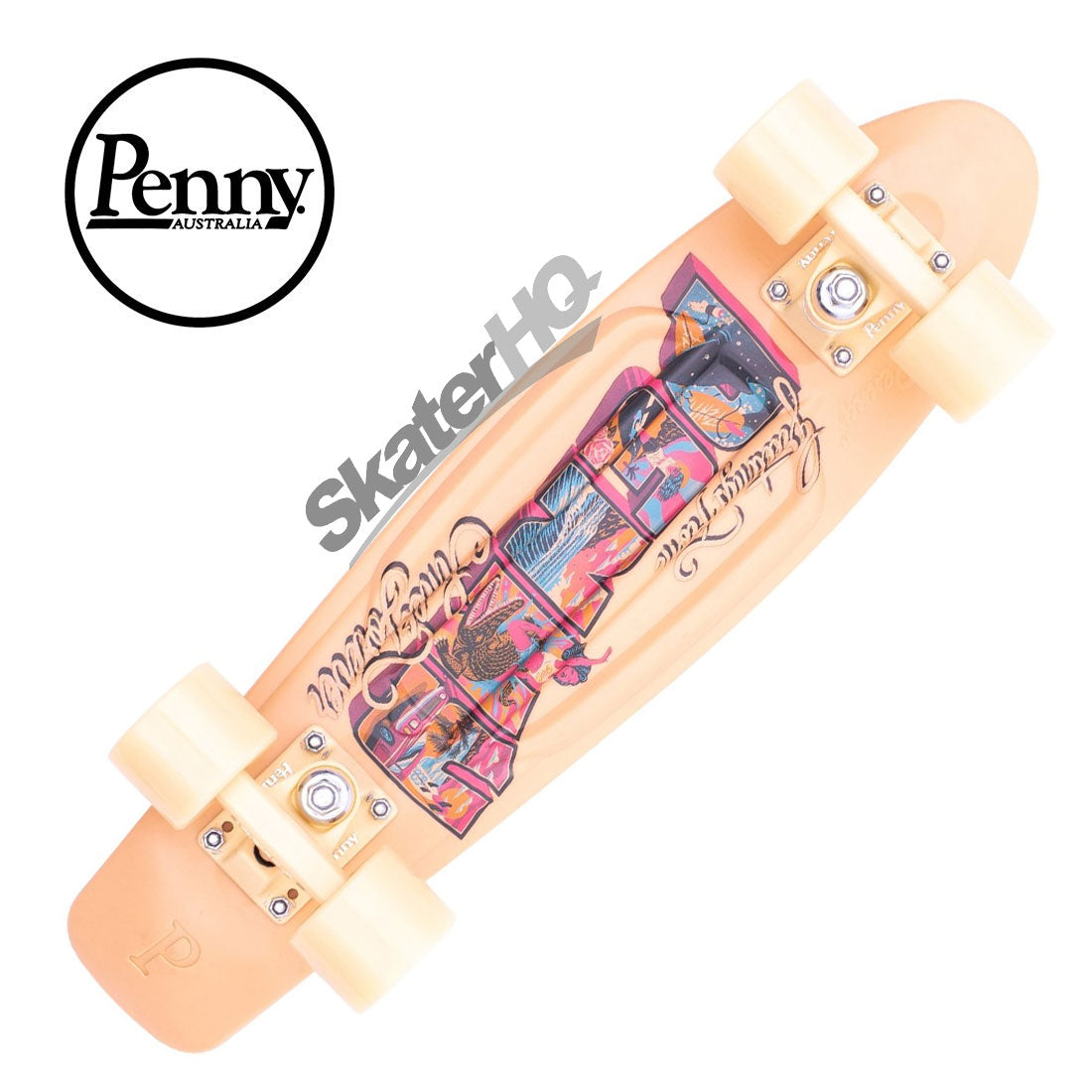 Penny 22 Postcard Complete - Coastal Peach Skateboard Compl Cruisers