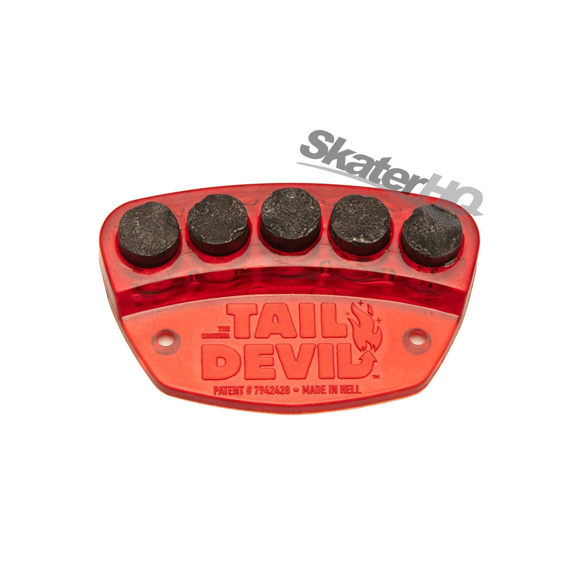 Tail Devil Spark Plate - Red Skateboard Accessories