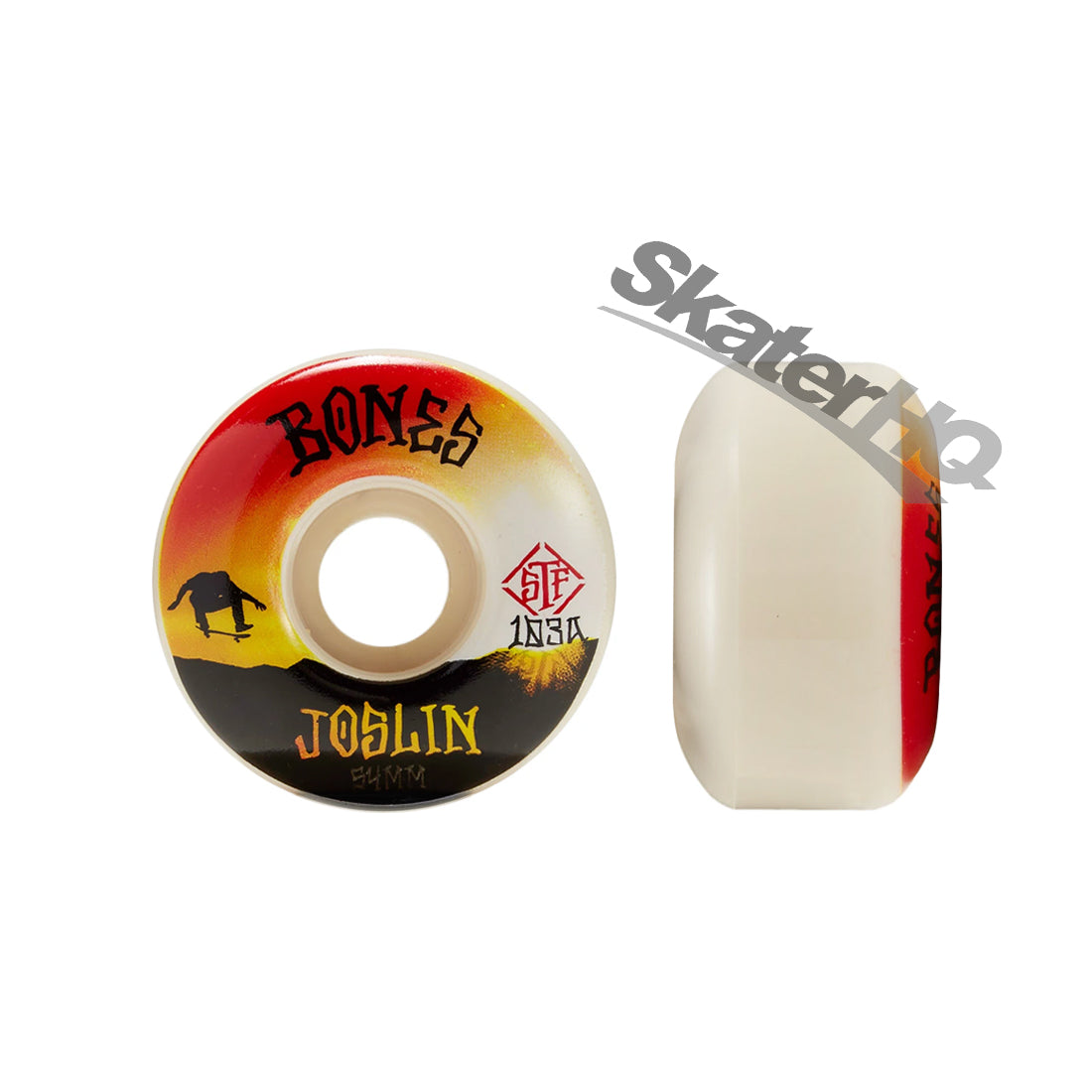 Bones STF V1 54mm 103a Joslin Sunset Skateboard Wheels