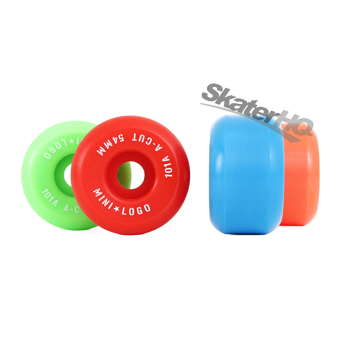 Mini Logo A-Cut 54mm 101a 4pk - Multicolour Skateboard Wheels