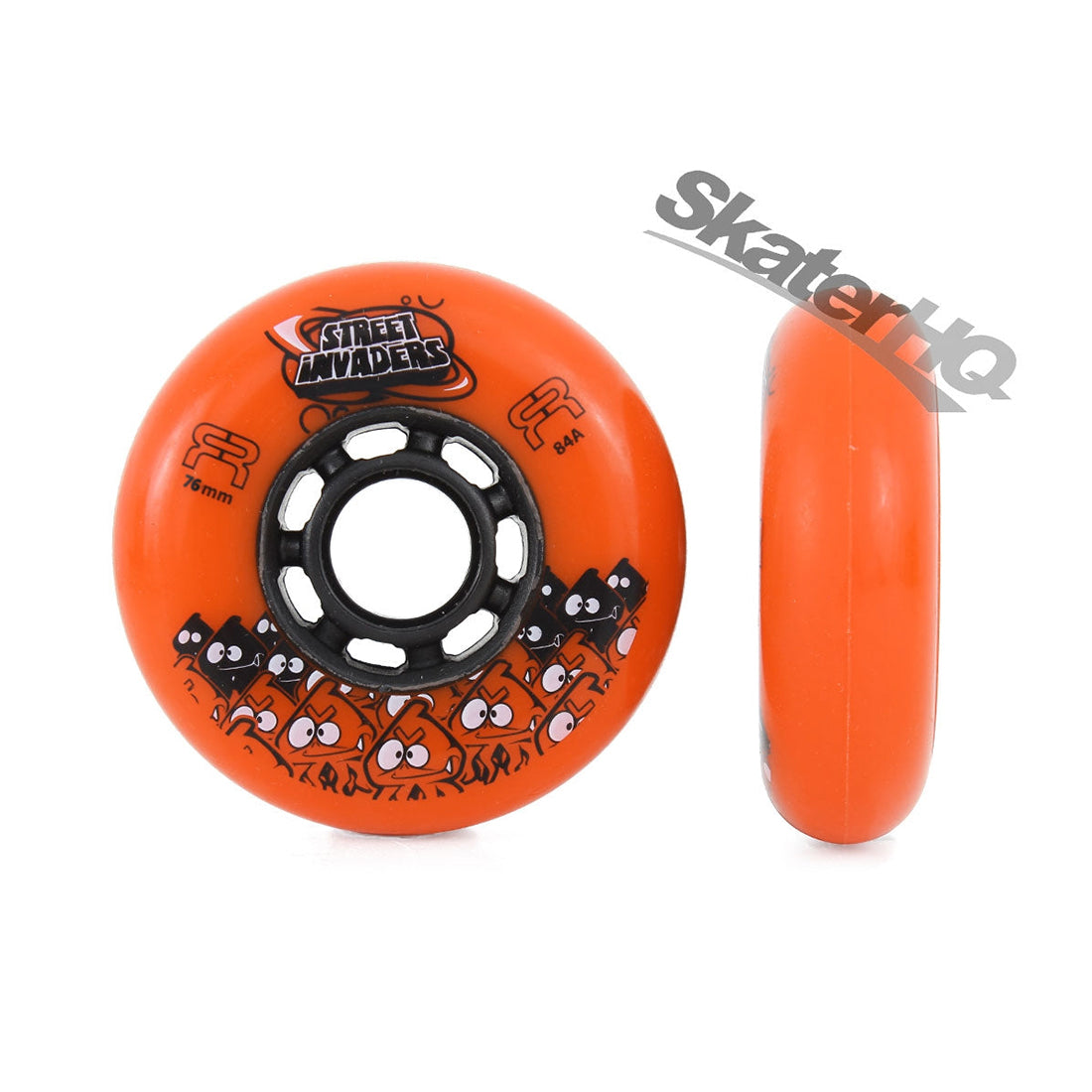 FR Street Invader 76mm 84a 4pk - Orange Inline Rec Wheels