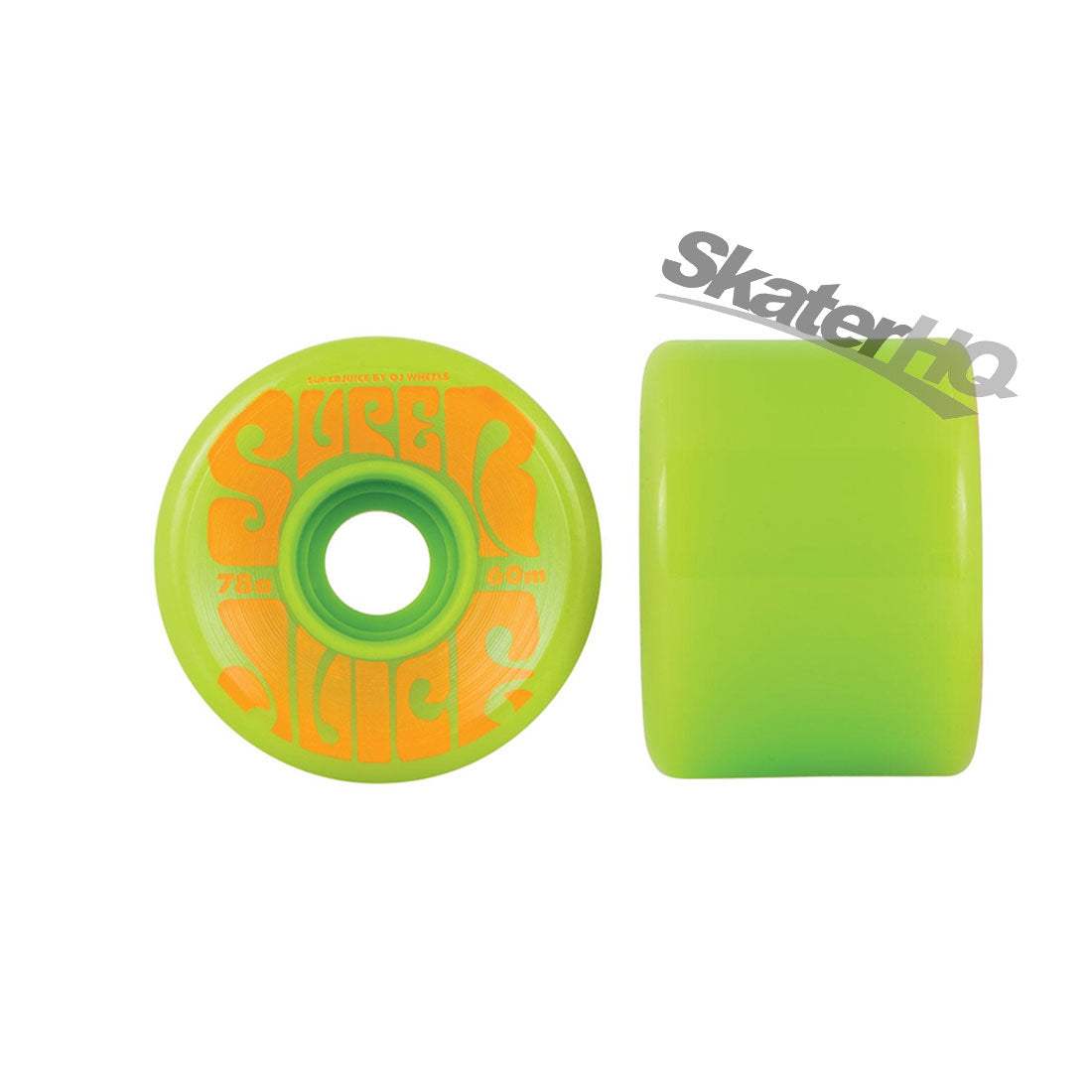 OJs Super Juice 60mm 78a 4pk - Lime Green Skateboard Wheels