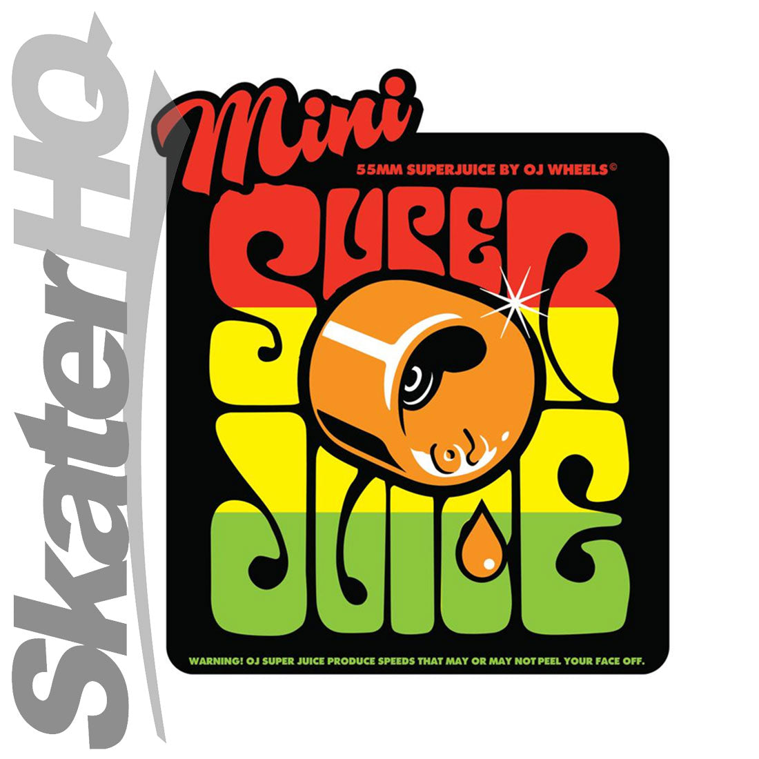 OJs Mini Super Juice 55mm 78a 4pk - Jamaican Sunrise Skateboard Wheels