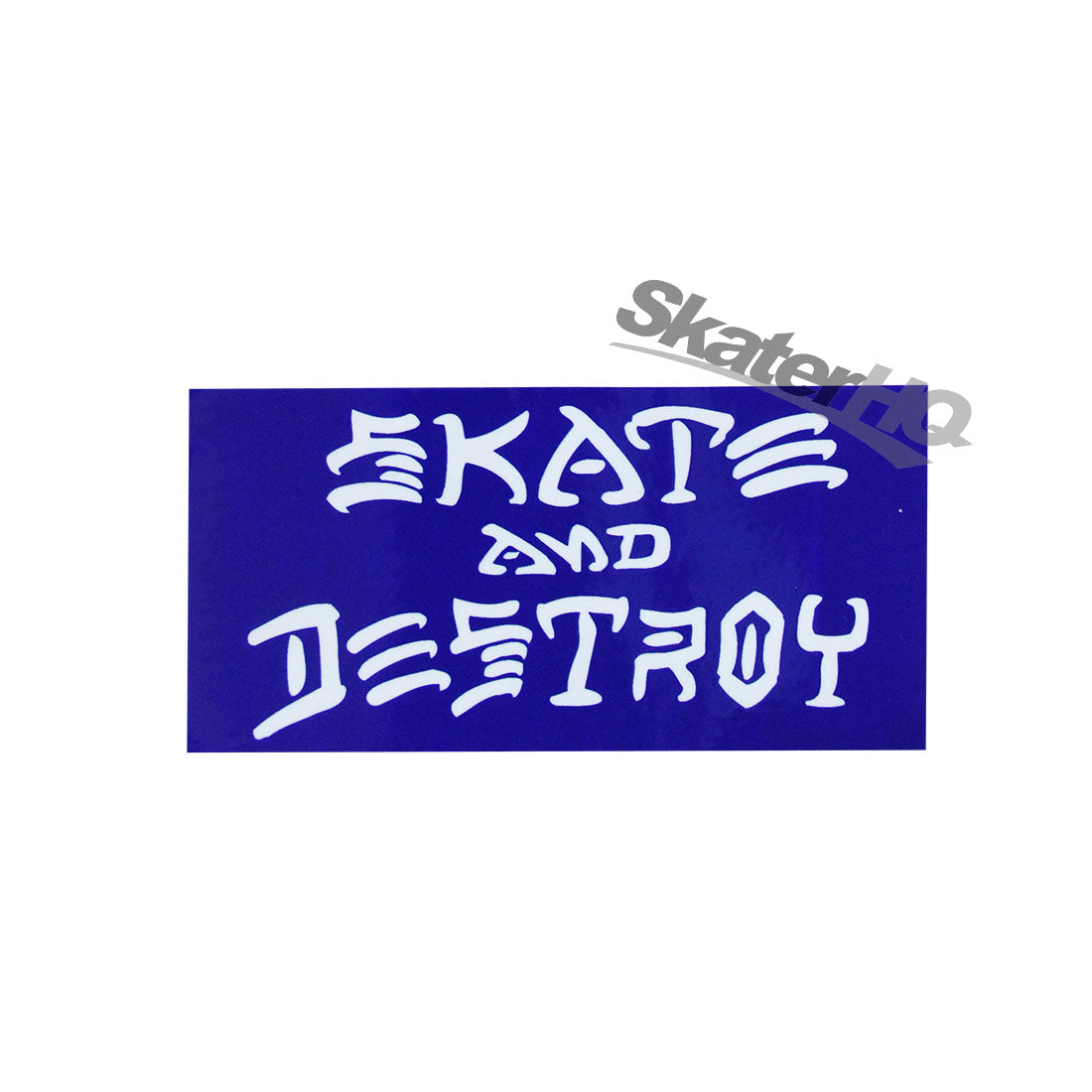 Thrasher Skate &amp; Destroy Sticker - Blue Stickers