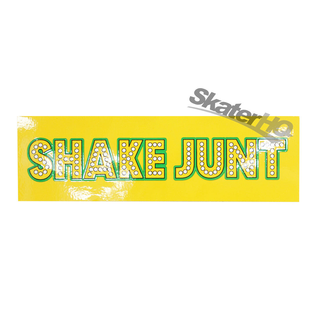 Shake Junt Stretch Logo Sticker - Yellow Stickers