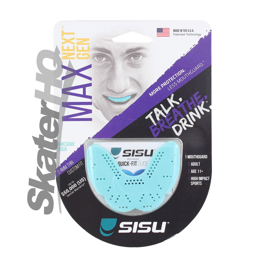 SISU MAX Mouthguard 2.4 - Awesome Aqua Protective Mouthguards