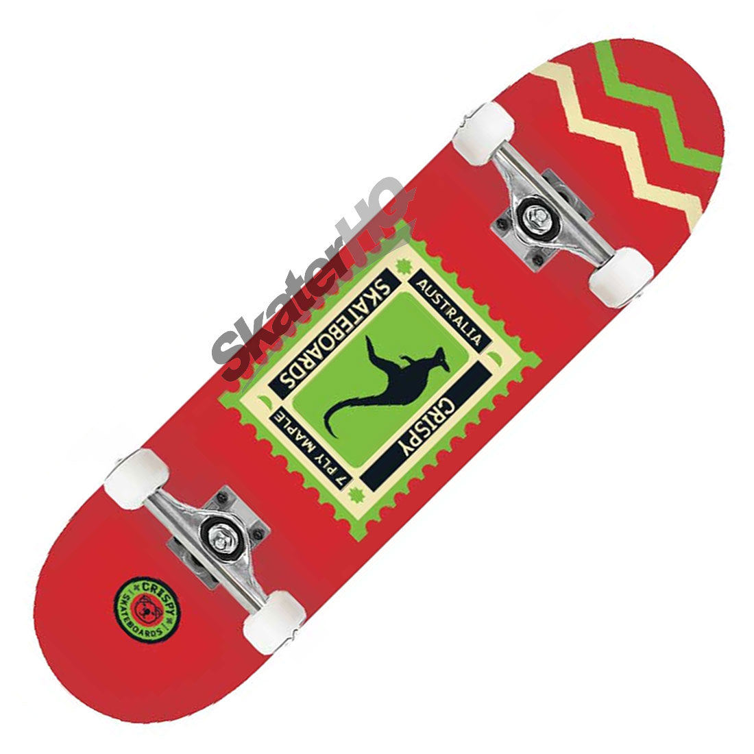 Crispy Rookie Roo 7.75 Complete - Red Skateboard Completes Modern Street