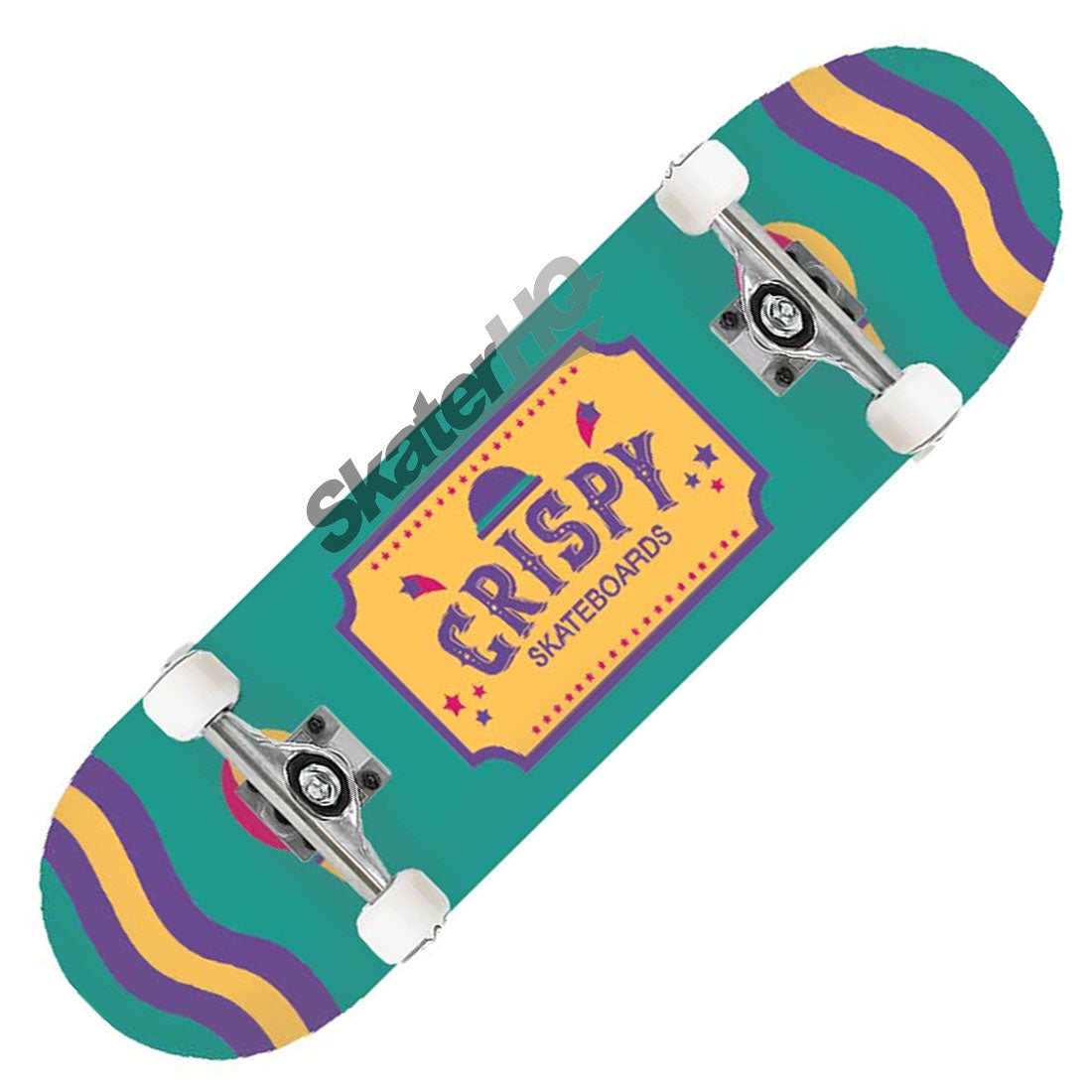 Crispy Rookie Circus 8.0 Complete - Turquoise Skateboard Completes Modern Street