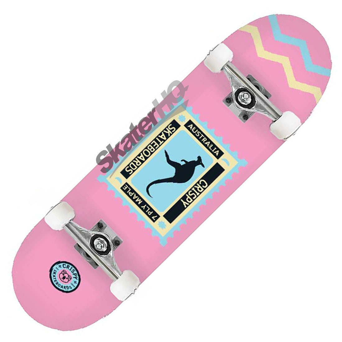 Crispy Rookie Roo 8.0 Complete - Pink Skateboard Completes Modern Street