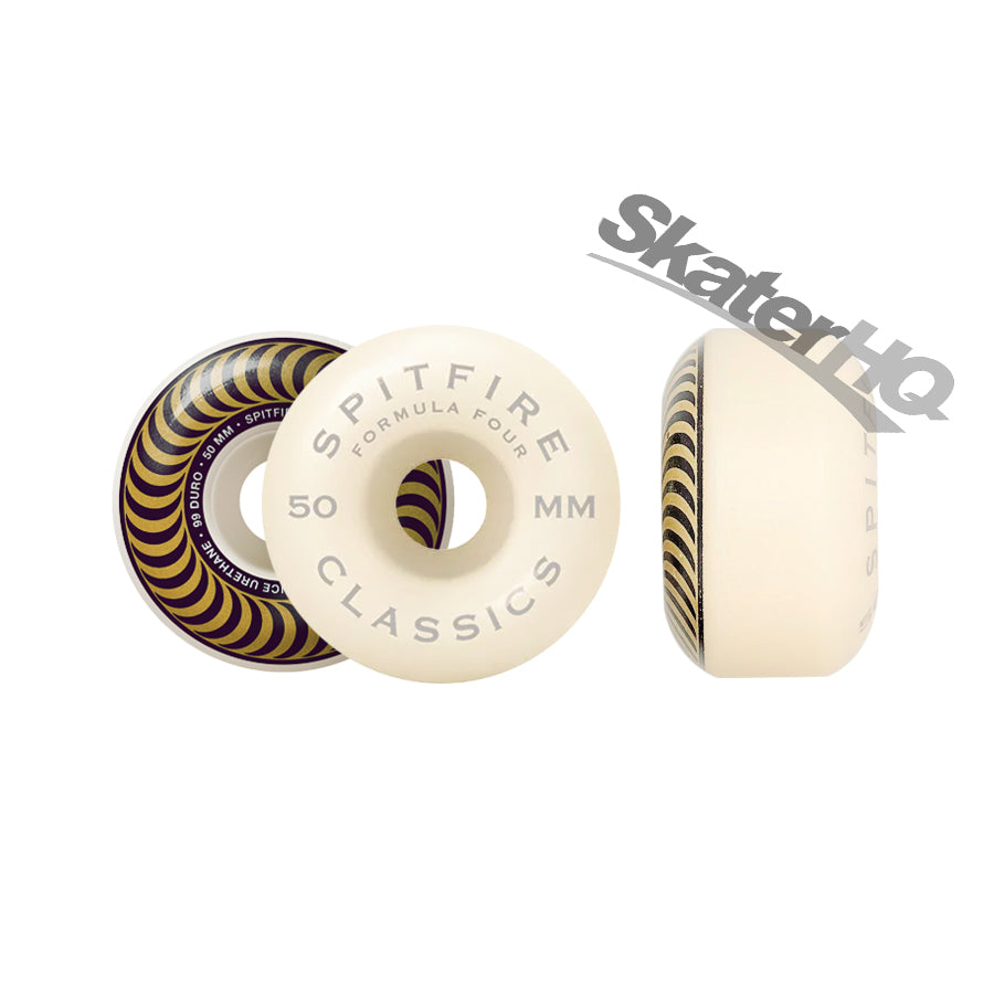 Spitfire Form Four 50mm 99A Classic Swirl - Gold Skateboard Wheels