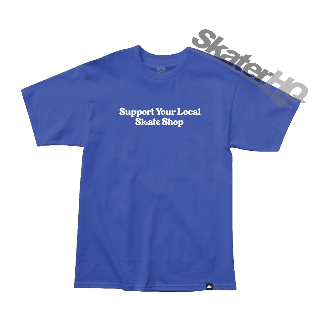 Thank You Support T-Shirt Royal Blue - XLarge Apparel Tshirts