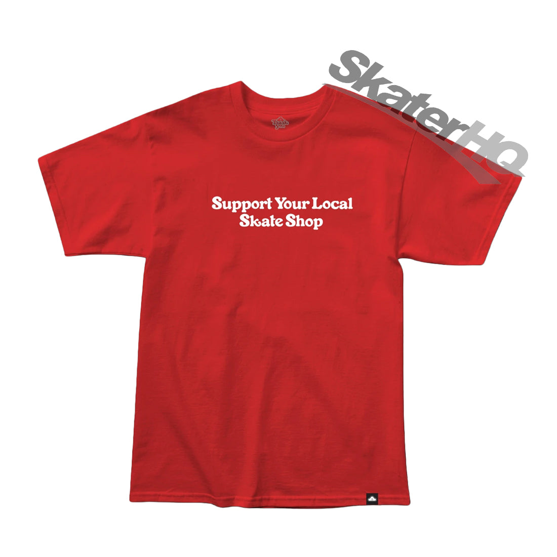 Thank You Support T-Shirt Royal Red - Small Apparel Tshirts