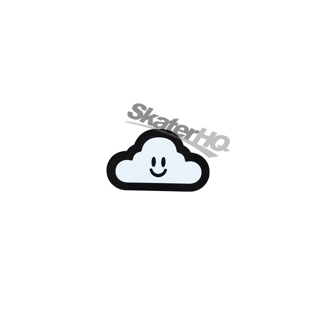 Thank You Cloudy Sticker - Black/White Stickers