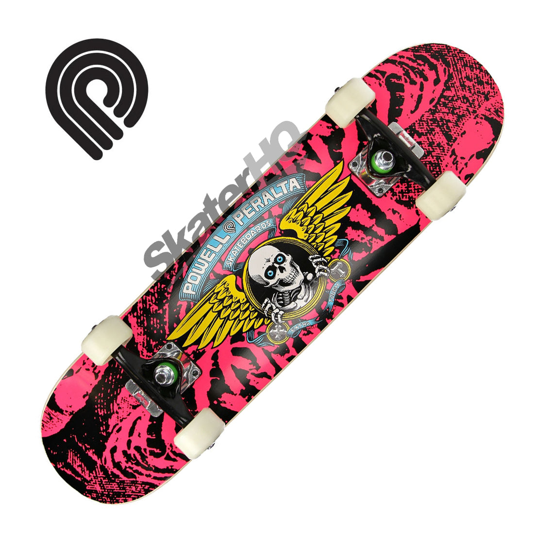 Powell Peralta Winged Ripper 7.0 S Mini Complete - Pink Skateboard Completes Modern Street