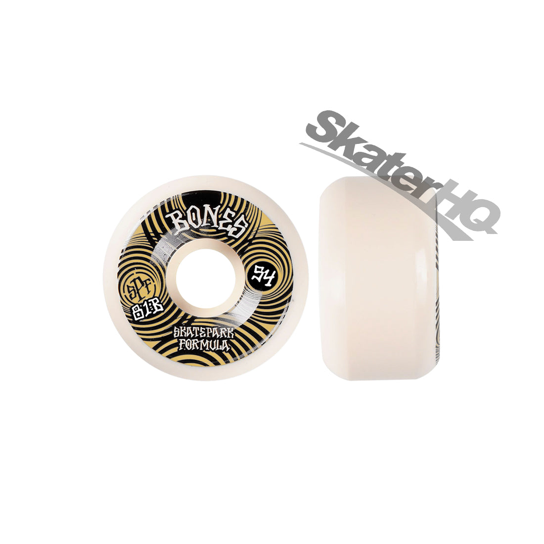Bones SPF P5 Sidecut 54mm 81B Ripple - Gold Skateboard Wheels