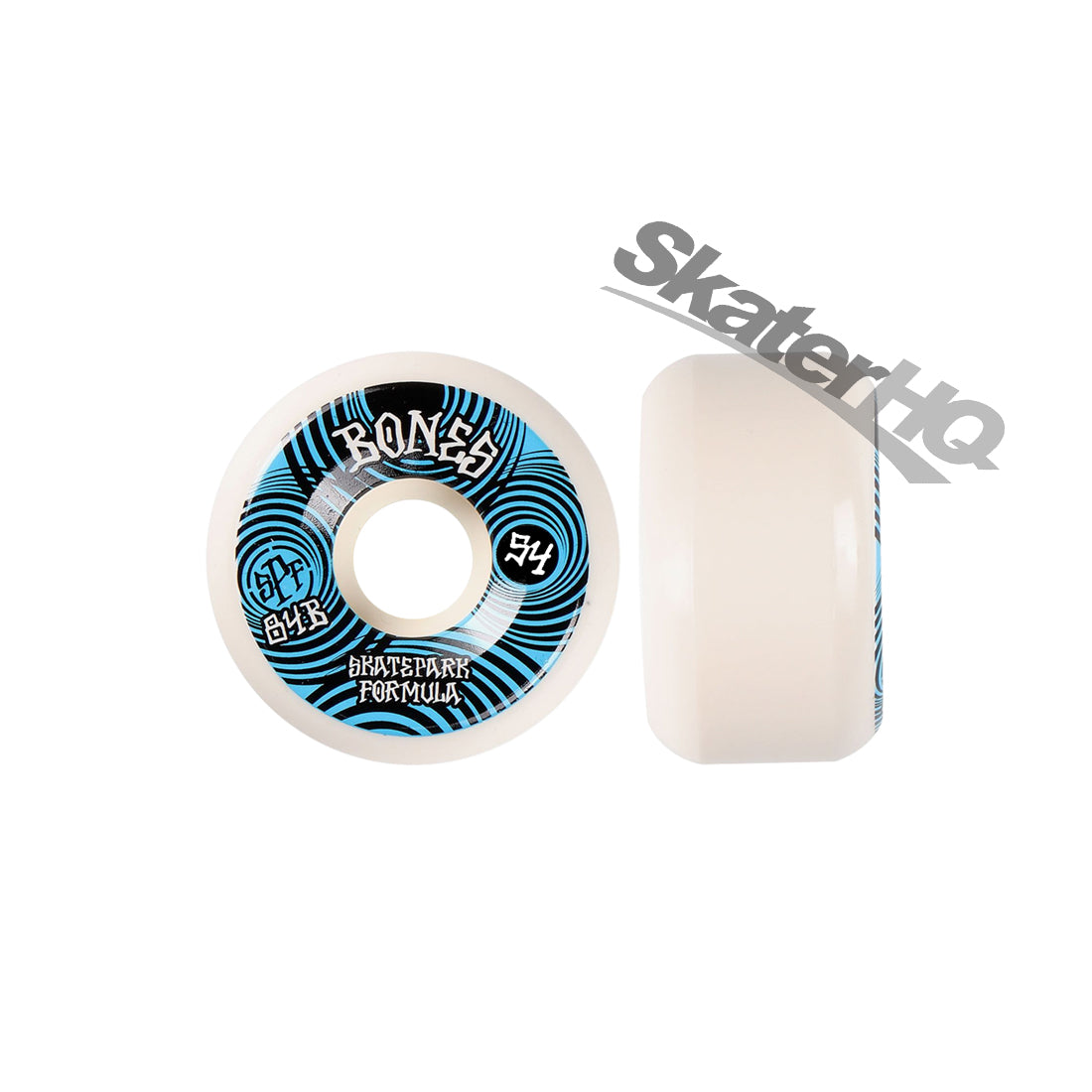 Bones SPF P5 Sidecut 54mm 84B Ripple - Blue Skateboard Wheels