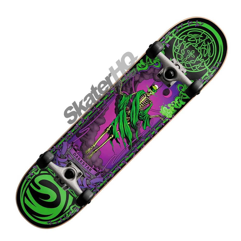 Darkstar Magic FP 7.875 Complete - Purple/Green Skateboard Completes Modern Street