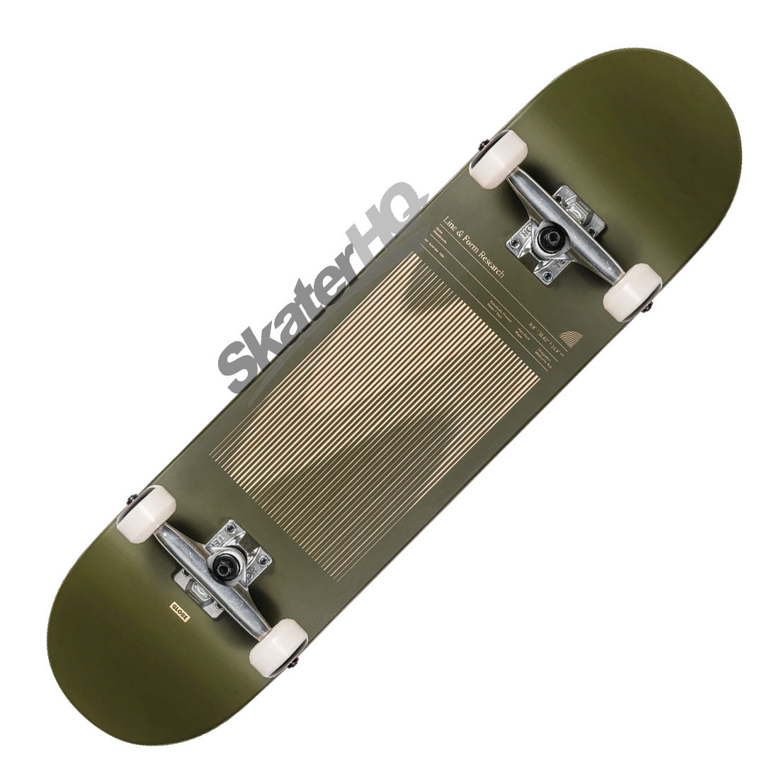 Globe G1 Lineform 8.0 Complete - Olive Skateboard Completes Modern Street