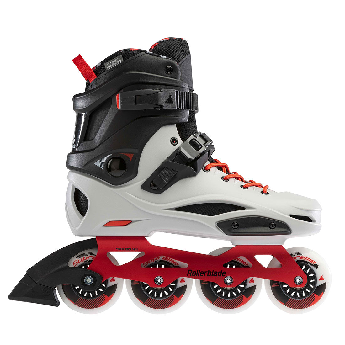 Rollerblade RB Pro X - Grey/Warm Red Inline Rec Skates