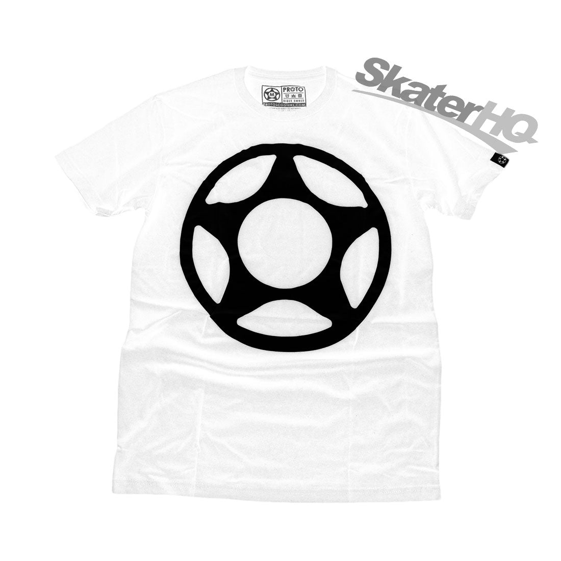 Proto Big Star Tee White - Medium Apparel Tshirts