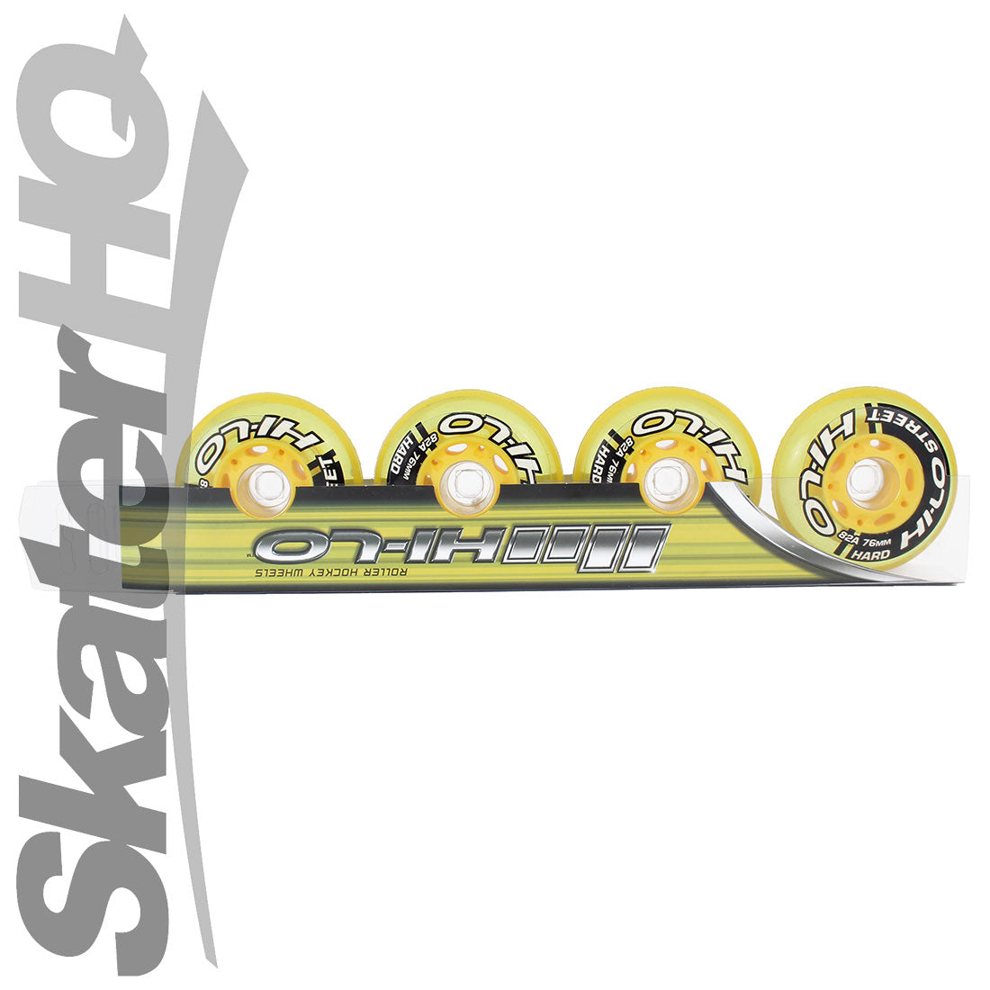 Mission Hi-Lo Street 76mm 82a 4pk - Yellow Inline Rec Wheels
