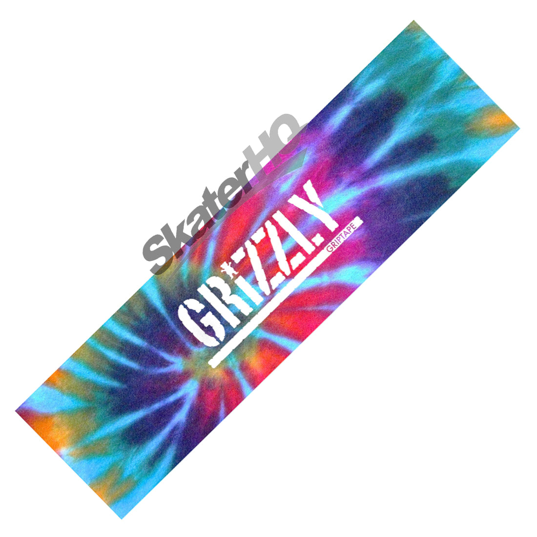 Grizzly Stamp Tie Dye V2 Griptape - Rainbow Spiral Griptape