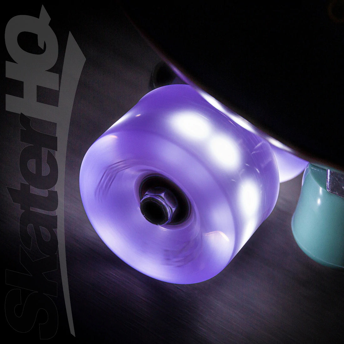Chaya Neons LED 65mm 78a 4pk - Neon Purple Roller Skate Wheels