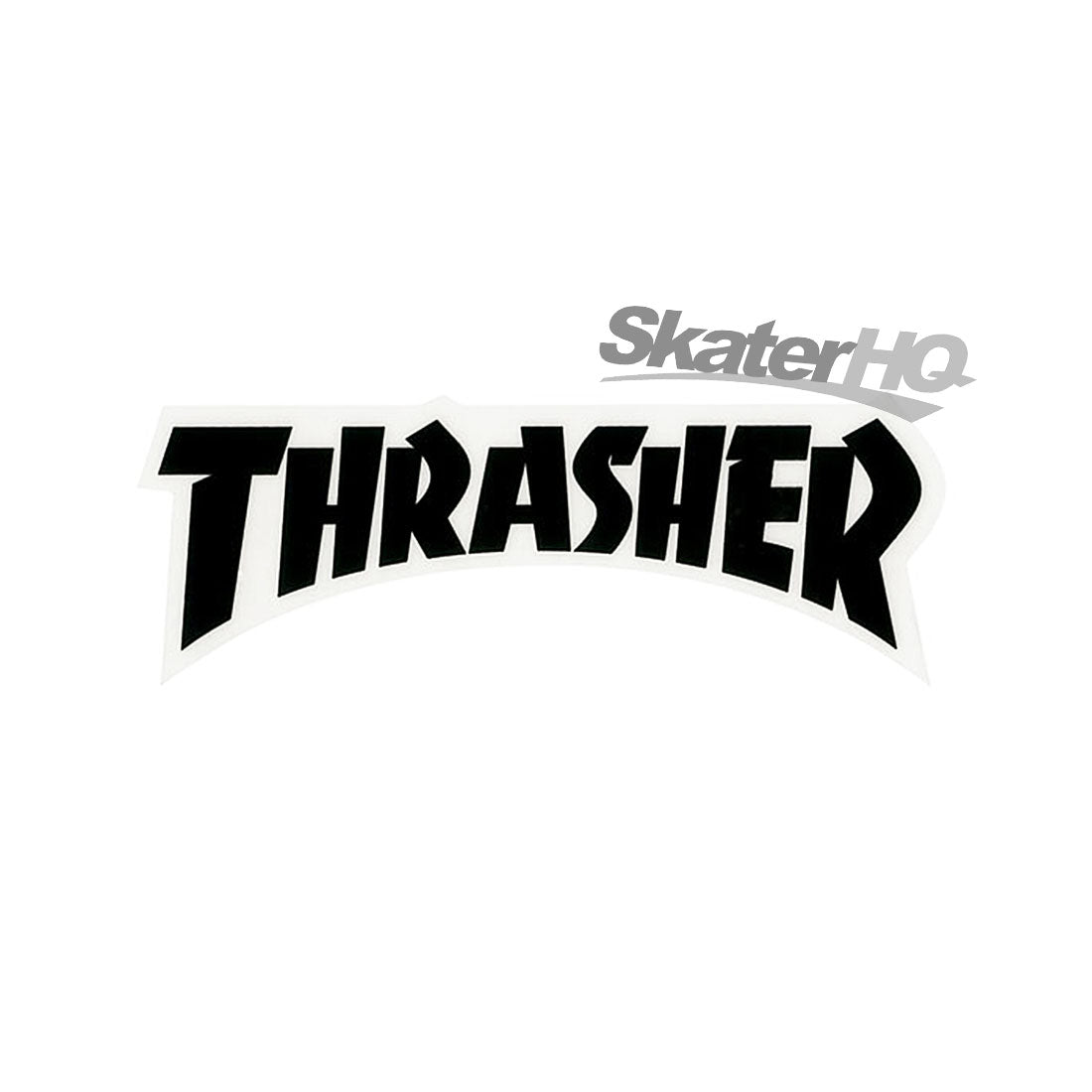 Thrasher Logo Mono Sticker - Black Stickers