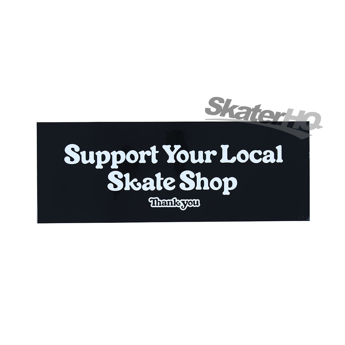 Thank You Support Bumper Sticker - White Stickers
