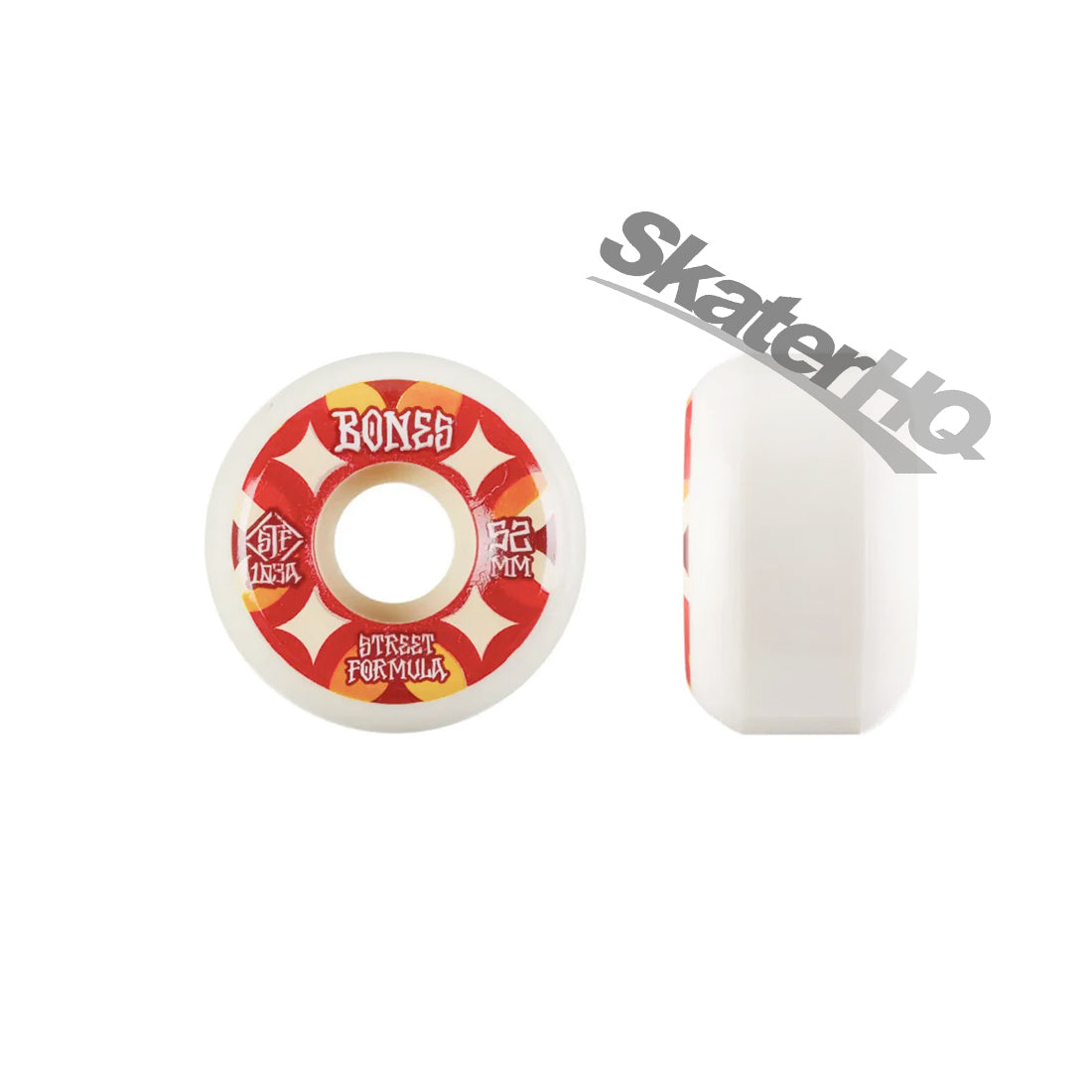 Bones STF V5 Sidecut 52mm 103a Retros - Red Skateboard Wheels