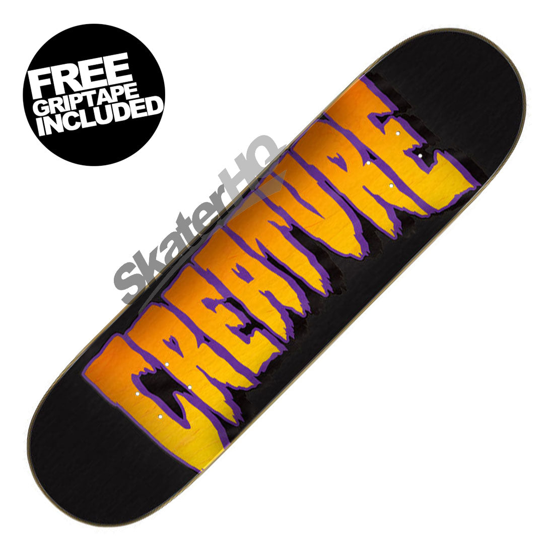 Creature Logo Outline Stumps 8.5 Deck - Black/Orange Skateboard Decks Modern Street