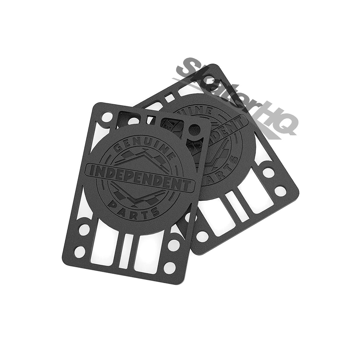 Independent 1/8 Hard Risers 2pk - Black Skateboard Hardware and Parts