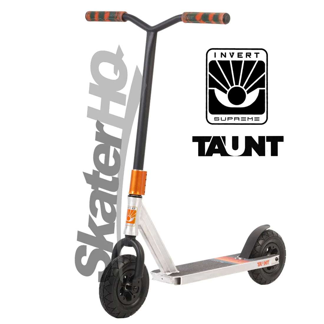 Invert Supreme Taunt Dirt Scooter - Raw/Orange Scooter Completes Dirt and Snow