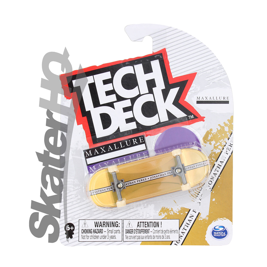 Tech Deck 2022 Series - Maxallure - Perez Gold Skateboard Accessories