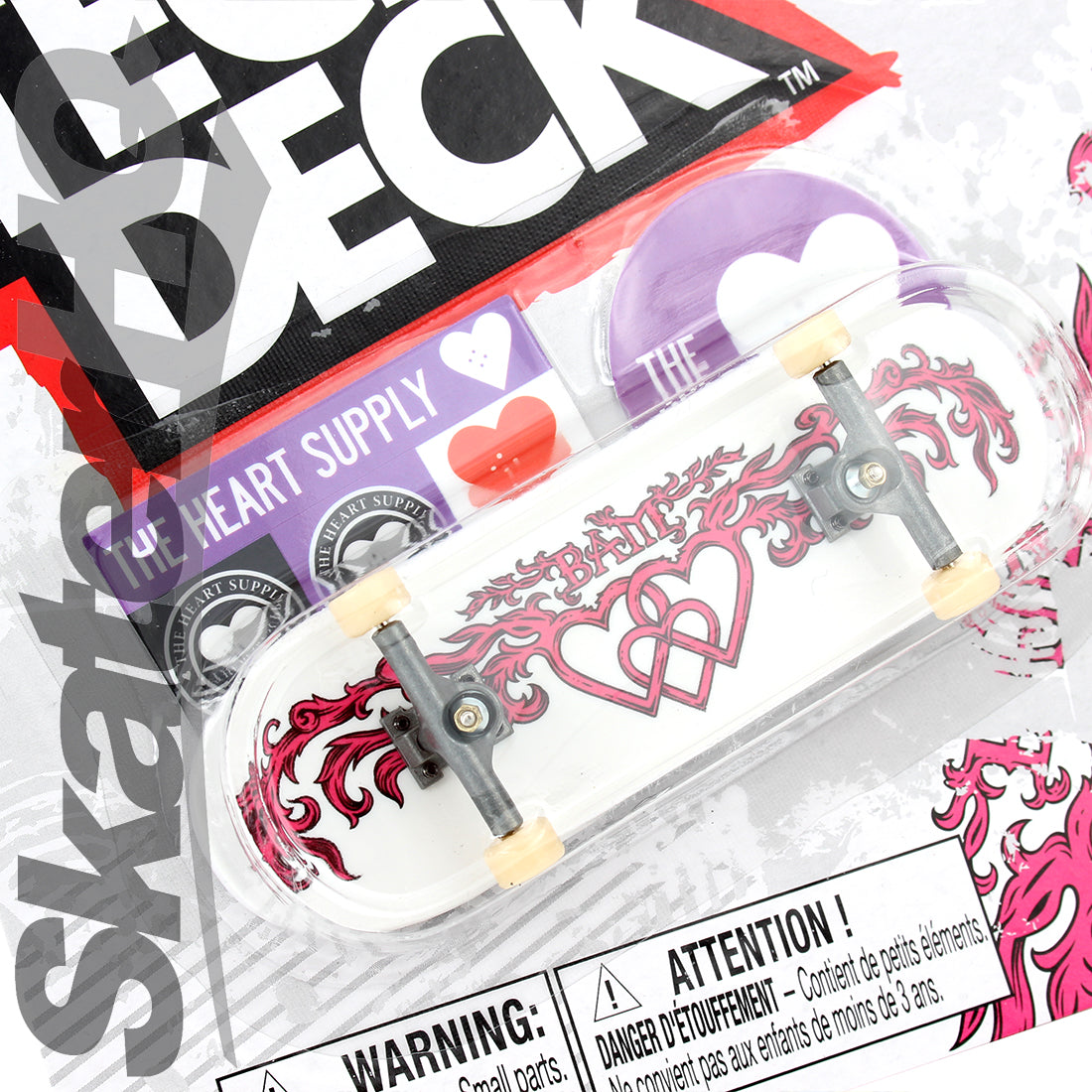 Tech Deck 2022 Series - THS - Bamily White/Pink Skateboard Accessories