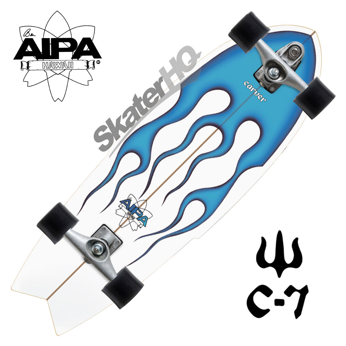 Carver x AIPA Sting 30.75 C7 Raw Complete Skateboard Compl Carving and Specialty