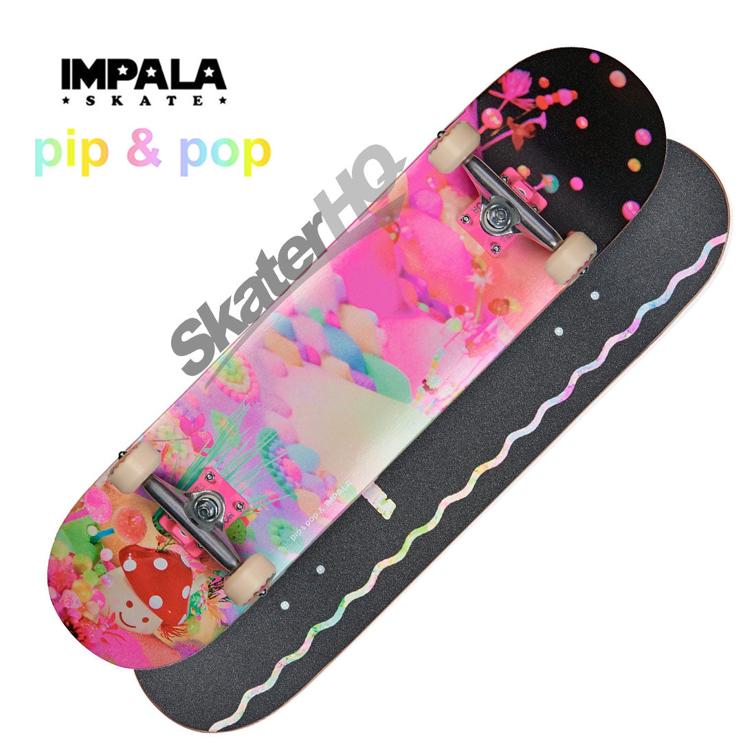 Impala Pip & Pop 7.75 Complete - Baby Mushroom Skateboard Completes Modern Street